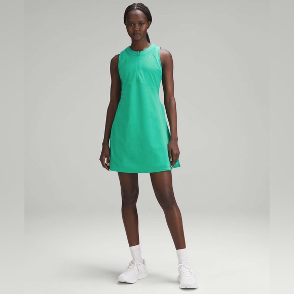 lululemon athletica Dresses & Skirts - Lululemon Grid-Texture Sleeveless Tennis Dress